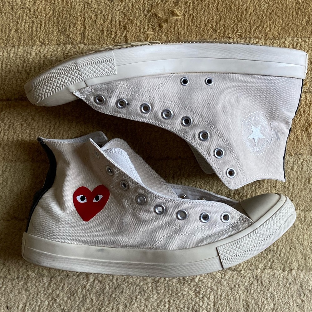 Comme des Garcon Play x Converse Chuck Taylor high tops